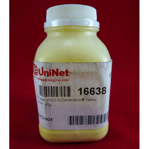Тонер XEROX Phaser 6500/WC 6505 Yellow (фл. 40г) X-Generation 2.5K Uninet