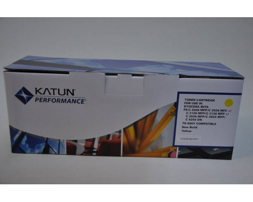 Тонер-картридж для Kyocera FS-C2026MFP/C2126MFP/C2526MFP/C2626MFP/ C5250DN/P6026CDN/M6026CDN/M6526CIDN TK-590Y 5K (yellow) Katun