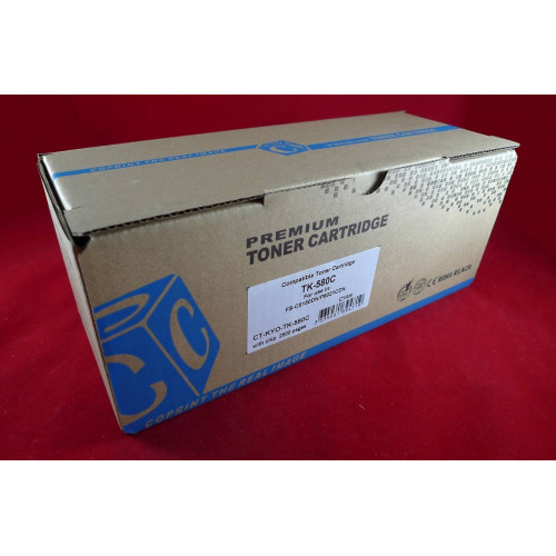 Тонер-картридж для Kyocera FS-C5150DN/P6021CDN cyan TK-580C 2.8K (ELP Imaging?)
