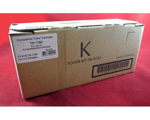 Тонер-картридж для Kyocera M2135/M2635/M2735/P2235 TK-1150 3K (С ЧИПОМ) (ELP Imaging?)