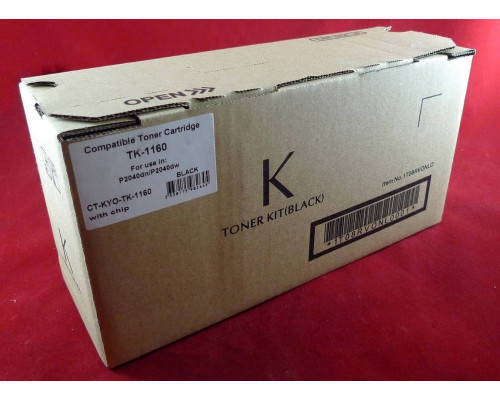 Тонер-картридж для Kyocera P2040DN/DW TK-1160 7.2K (С ЧИПОМ) (ELP Imaging?)