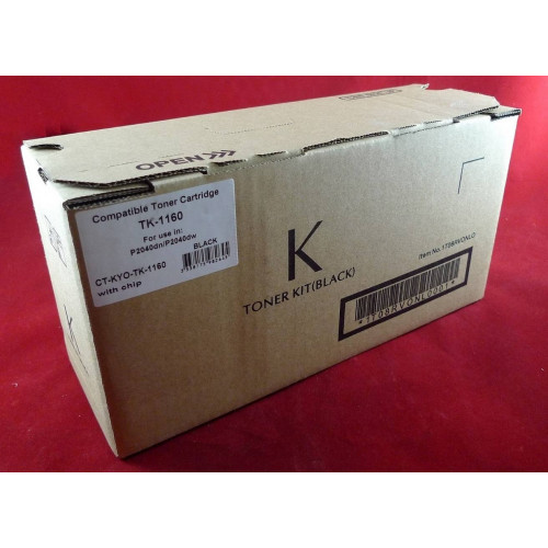 Тонер-картридж для Kyocera P2040DN/DW TK-1160 7.2K (С ЧИПОМ) (ELP Imaging?)