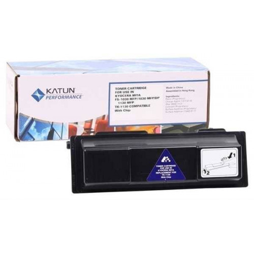 Тонер-картридж для Kyocera FS-1030MFP/DP/1130MFP/M2030DN/M2530DN TK-1130 3K (С ЧИПОМ) Katun