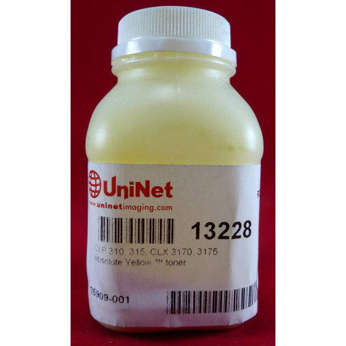 Тонер SAMSUNG CLP 310/315/320/325/CLX 3170 Yellow (фл. 45г) 1K Uninet