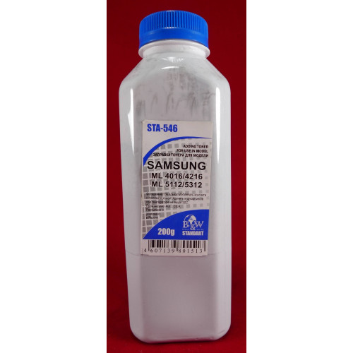 Тонер SAMSUNG SCX 4016/4216/4321/4521/5112/5312 (фл. 200г) B&W Standart фас. Россия