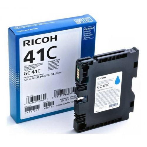 Картридж гелевый GC 41C (2.2К) голубой Aficio Aficio 3110DN/ 3110DNw/3100SNw/3110SFNw