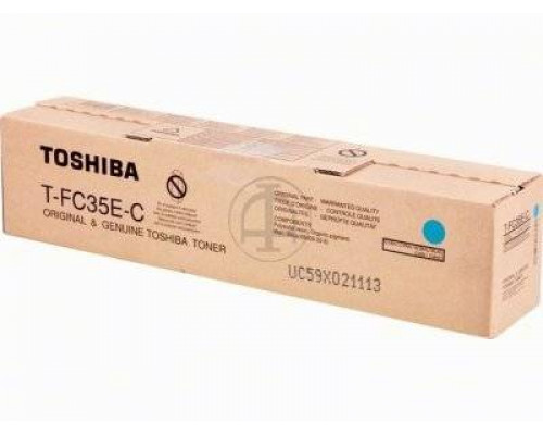 Тонер-картридж Toshiba ES2500C/3500C/3510C  T-FC35EC синий  (o)