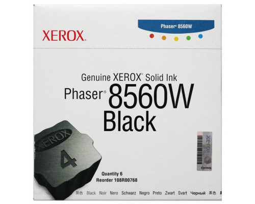 Чернила XEROX Phaser 8560 черный (6x1K) (108R00768)