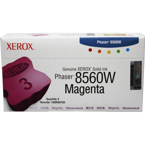 Чернила XEROX Phaser 8560 пурпурные (3x1K) (108R00765)