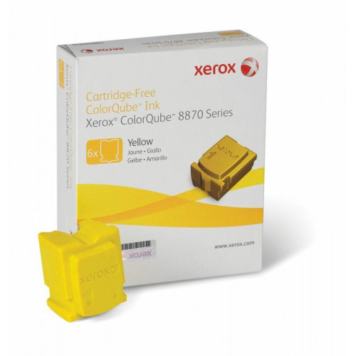 Чернила XEROX Phaser 8870 желтые (6x2,88K) (108R00960)