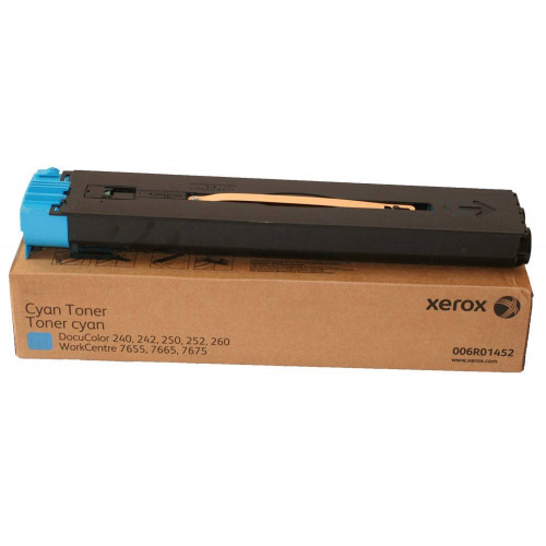 Тонер-картридж XEROX DC 240/250/242/252/ WC 7655/7665 голубой 2 шт. (006R01452)