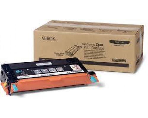 Тонер-картридж XEROX Phaser 6180 голубой (6K) (113R00723)