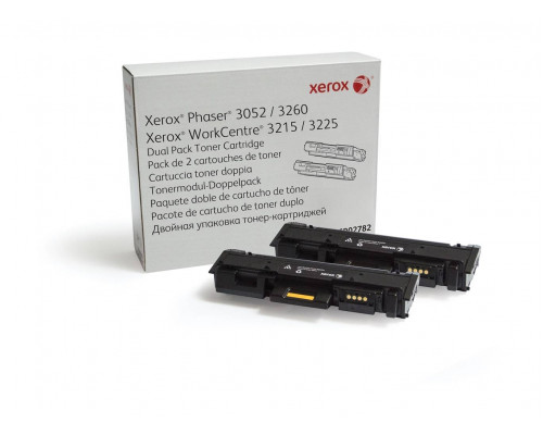 Тонер-картридж XEROX Phaser 3052/3260/WC 3215/25 3K упаковка 2 шт. (106R02782)