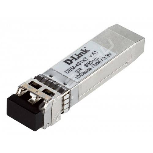 D-link 	431XT/A1A-трансивер, IEEE-802.3ae, 10GBASE-SR,10 Гбит/сб, Многомодовый, до 300 м