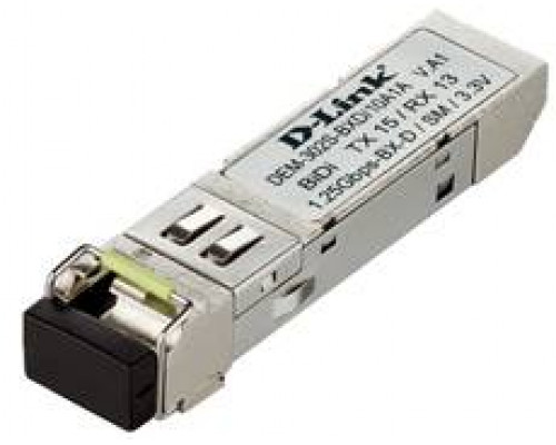 D-Link DEM-302S-BXD 10 штук WDM SFP-трансивер с 1 портом 1000Base-BX-D (Tx:1550 нм, Rx:1310 нм) для одномодового оптического кабеля (до 2 км)
