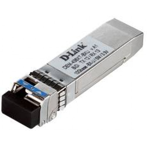 D-Link DEM-436XT-BXU WDM SFP-трансивер с 1 портом 10GBase-LR (Tx: 1270 нм, Rx: 1330 нм) для одномодового оптического кабеля (до 20 км)