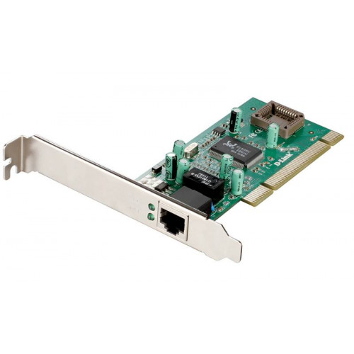 D-Link DGE-530T Сетевой PCI-адаптер с 1 портом 10/100/1000Base-T (низкопрофильное  крепление  в  комплекте)