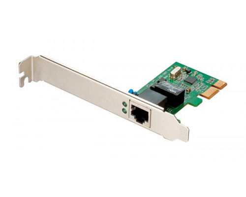 D-Link DGE-560T Сетевой PCI Express адаптер с 1 портом 10/100/1000Base-T (низкопрофильное крепление в комплекте)