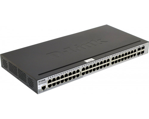 D-Link DGS-1510-52X/ME/A1A Управляемый коммутатор 2 уровня с 48 портами 10/100/1000Base-Т и 4 портами 10GBase-X SFP+