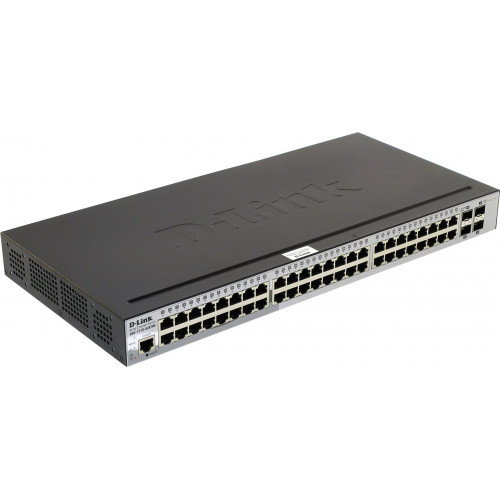 D-Link DGS-1510-52X/ME/A1A Управляемый коммутатор 2 уровня с 48 портами 10/100/1000Base-Т и 4 портами 10GBase-X SFP+