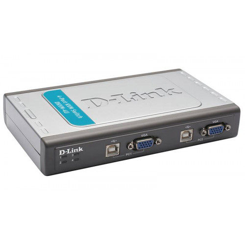 D-Link DKVM-4U 4-портовый KVM-переключатель с портами USB