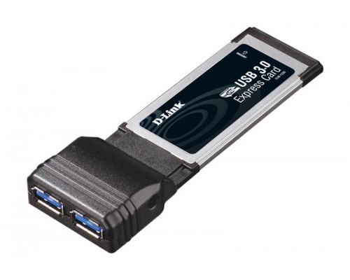 D-Link DUB-1320 Адаптер с 2 портами USB 3.0 для шины ExpressCard
