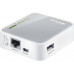 TP-Link TL-MR3020 Маршрутизатор 3G/4G, 1 порт WAN/LAN 10/100 Мбит/с,  порт USB 2.0 для модемов 3G/4G