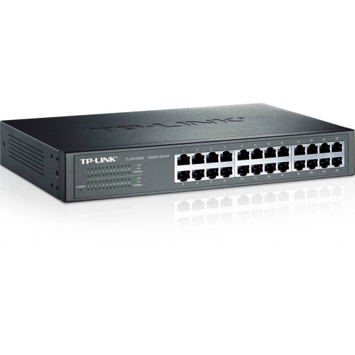TP-Link TL-SG1024D Коммутатор 24-port Gigabit Switch, Компактный 11,6"
