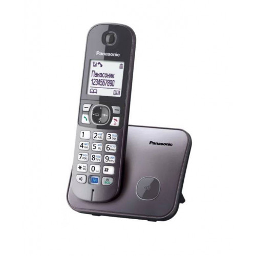Р/телефон Panasonic KX-TG6811RUM (серый металлик)