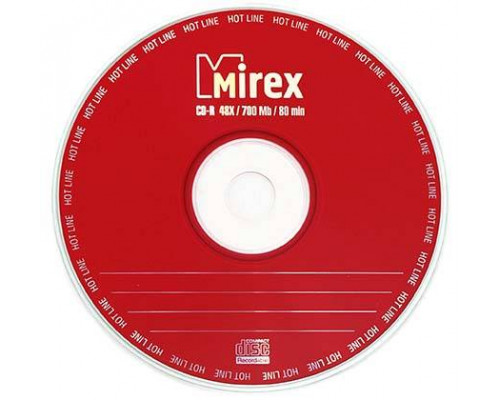 Диск CD-R Mirex 700 Mb, 48х, HotLine, Shrink (50), (50/500)