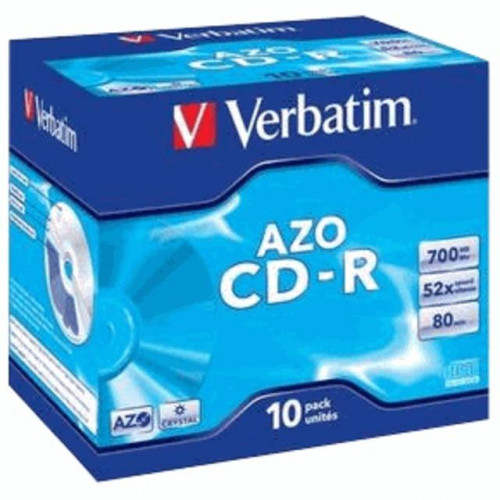 Диск CD-R Verbatim 700 Mb, 52x, Jewel Case (10), DL+ (10/100).