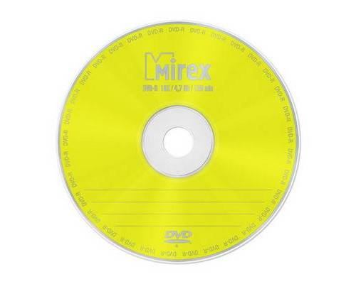 Диск DVD-R Mirex 4.7 Gb, 16x, Shrink (50), (50/500)