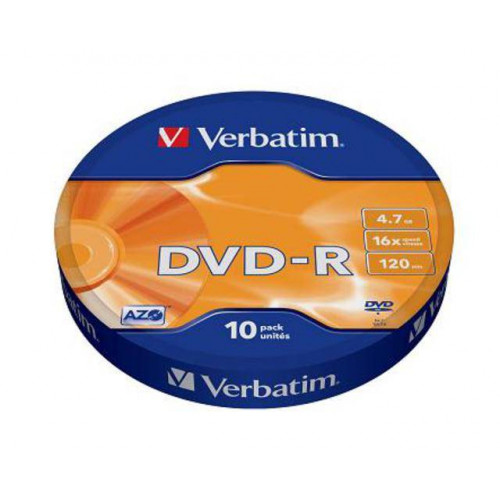 Диск DVD-R Verbatim 4.7 Gb, 16x, Shrink (10), (10/300)