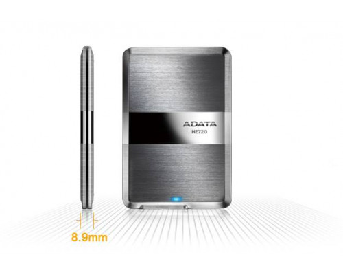 Внешний жесткий диск 1TB A-DATA HE720, 2.5", USB 3.0, Титан