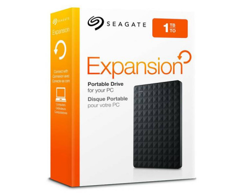 Внешний жесткий диск 1TB Seagate STEA1000400  Expansion portable drive, 2.5", USB 3.0, Черный