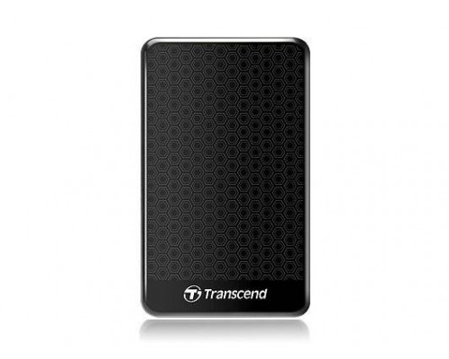 Внешний жесткий диск 1TB Transcend StoreJet 25A3K, 2.5", USB 3.0, Противоударный, Черный