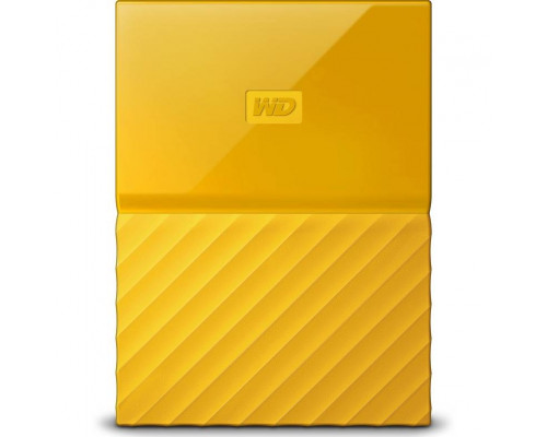 Внешний жесткий диск 1TB Western Digital WDBBEX0010BYL-EEUE, My Passport 2.5", USB 3.0, Желтый