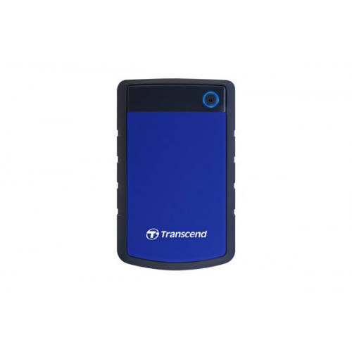 Внешний жесткий диск 2TB Transcend StoreJet 25H3B, 2.5", USB 3.0, резиновый противоударный, Синий