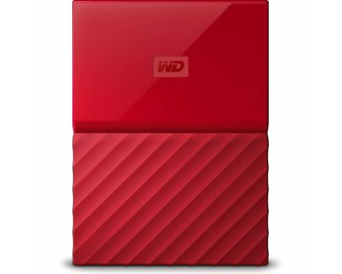 Внешний жесткий диск 2TB Western Digital WDBUAX0020BRD-EEUE,My Passport 2.5", USB 3.0, Красный