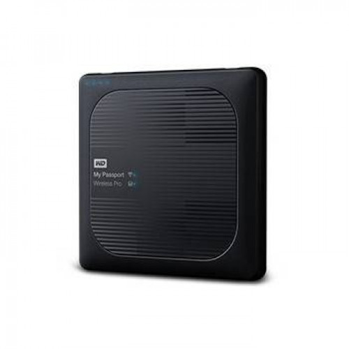Внешний жесткий диск 4TB Western Digital WDBSMT0040BBK-RESN, My Passport Wireless Pro 2.5"(5400rpm), USB 3.0, Wi-Fi
