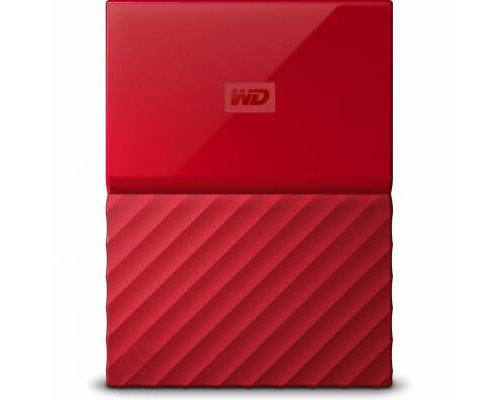 Внешний жесткий диск 4TB Western Digital WDBUAX0040BRD-EEUE,My Passport 2.5", USB 3.0, Красный