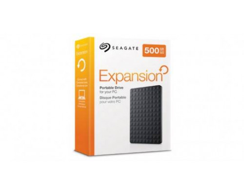 Внешний жесткий диск 500GB Seagate STEA500400  Expansion portable drive, 2.5", USB 3.0, Черный
