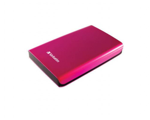 Внешний жесткий диск 500GB Verbatim Store 'n' Go, 2.5", USB 3.0, Ярко-розовый