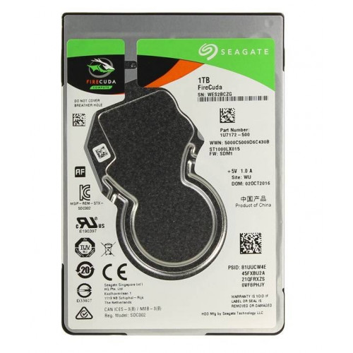Жесткий диск 1 TB Seagate Firecuda ST1000LX015 2,5", SATA3, 5400 RPM, 128Mb
